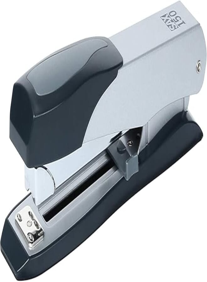 Sax 150 Office Stapler - 24/6-25 Sheets - Silver Black
